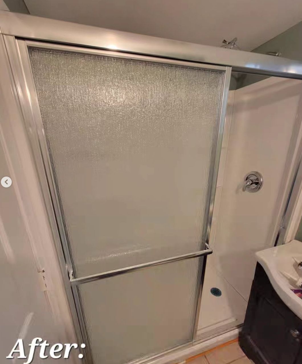 Bathtub-to-Shower Conversion — after
